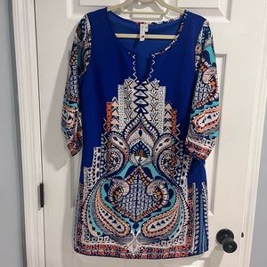 Pink Owl Dress. Size Medium.